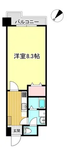 グランデール金池【7階】の間取り