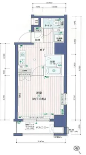 メインステージ門前仲町【5階】の間取り