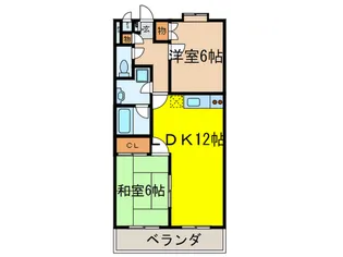 ピサ-リパルク【2階】の間取り