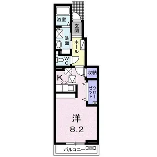 メゾン ド ミヤビ【1階】の間取り