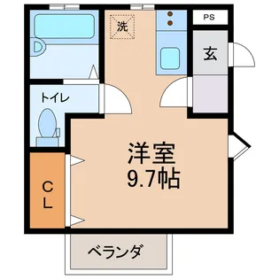 エンゼルハイツ【1階】の間取り