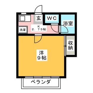 ラフォーレ御幸【1階】の間取り