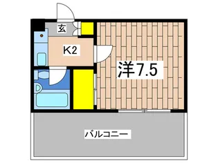 ベルテ久木【3階】の間取り