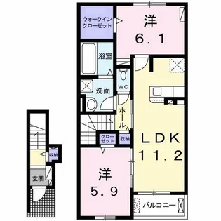 パストラル E【2階】の間取り