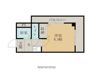 グロース・エレガント岸和田弐番館【4階】の間取り