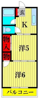 サポーレ柏【2階】の間取り