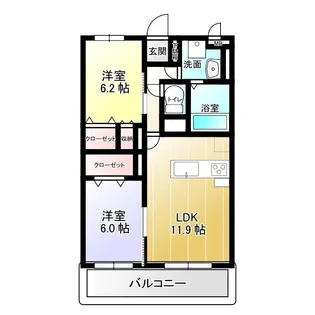 Lesage小池原【4階】の間取り