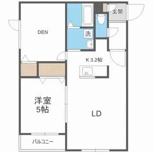 リバーサイドY’s【2階】の間取り
