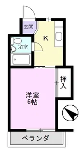 中央ビル【6階】の間取り