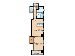 パークサイドレジデンス【2階】の間取り