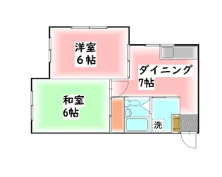 ホワイトアリスコーポ【1階】の間取り