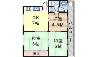 TGハイツ【3階】の間取り