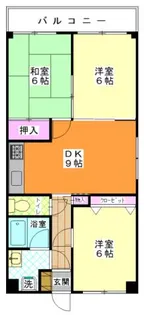 ソレイユ平野【3階】の間取り