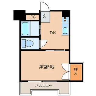第3ハニービル【2階】の間取り