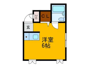 エリトーハイツ【2階】の間取り