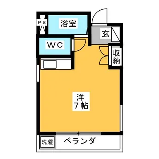 レジデンス原【3階】の間取り