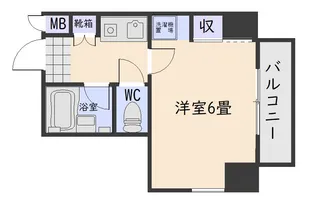 1Kの間取り画像