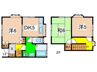 神奈川県横浜市旭区中沢2【一戸建】の間取り