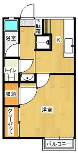 ドミール新須賀【2階】の間取り