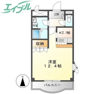 グリーンコート【3階】の間取り