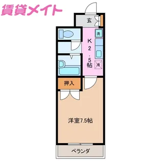 ボナール【2階】の間取り