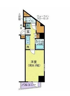 東京都港区西麻布2【マンション】の間取り