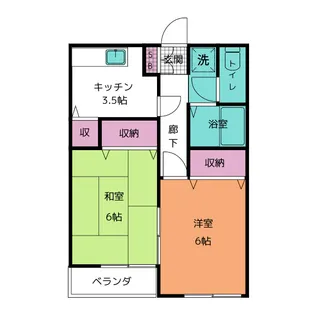 オリンファーム【2階】の間取り