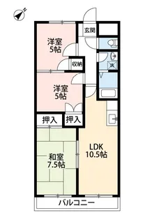 フォーエバー小林【3階】の間取り