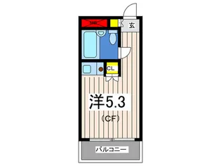 スカイコ-ト横浜日ノ出町【3階】の間取り
