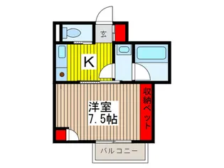 コーポ八重【3階】の間取り