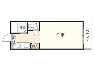 マンションミコノス【2階】の間取り