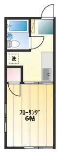 シティハイム フラワーコーポ【1階】の間取り