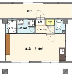 habitat(ハビタ)【1階】の間取り