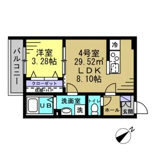 千葉県船橋市前原西3【アパート】の間取り