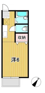 ペガサスハイツ【2階】の間取り