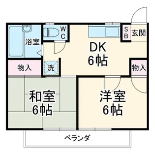 プレジオグリーン【1階】の間取り