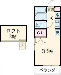 レインボー国立【2階】の間取り