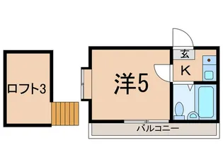 ライフピア アポジカ【2階】の間取り