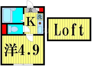 ノーザンロード五反野【3階】の間取り