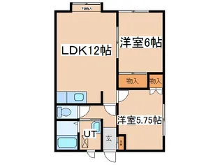 メゾン暁【2階】の間取り