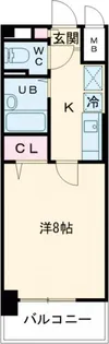 ノーブル野村【3階】の間取り