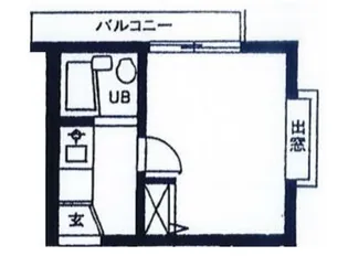 1Kの間取り画像