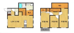 兵庫県高砂市米田町米田【一戸建】の間取り