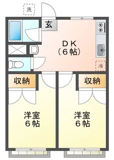 グリーンハイム【2階】の間取り