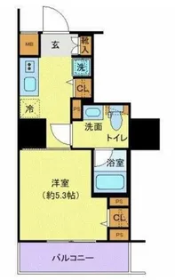 プレール・ドゥーク戸越銀座通り【3階】の間取り