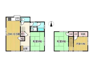岡山県倉敷市幸町【一戸建】の間取り
