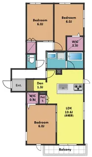 (仮称)白金3丁目メゾン【2階】の間取り