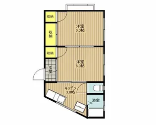 松栄ビル【4階】の間取り