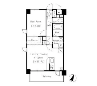 ピースフル【3階】の間取り