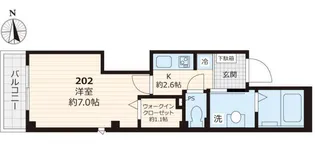 ビューノ江原【2階】の間取り